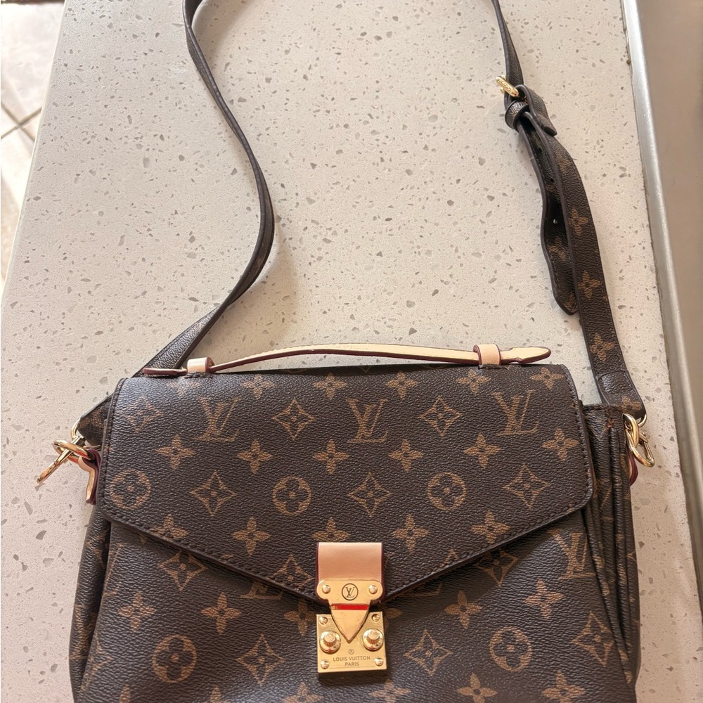 Louis Vuitton Dark Brown Monogram Crossbody Bag